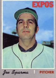 1970 Topps Baseball Cards      243     Joe Sparma